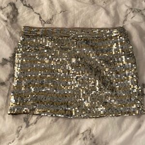 Abercrombie sequin mini skirt